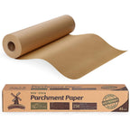 Unbleached 15 X 200 Ft Parchment Baking Paper Roll - 250 Sq.Ft For Baking, Cooking, Grilling, Air Fryer And Steaming