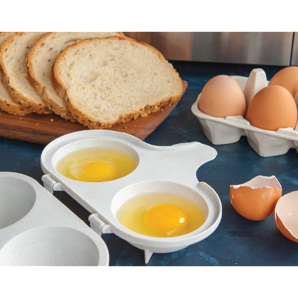 Nordic Ware 3-in-1 Breakfast set, 2-Piece, White