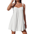 Narecte Casual Summer Dresses For Women Flowy Sun Dress Cute Mini Slip Dress Spaghetti Strap Dress