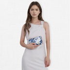 Embroidery Clutch Purses For Women Floral Sequin Evening Bag Formal Designer Handbags With Chain For Wedding, Party