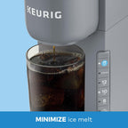 Keurig K-Iced Coffee Maker, Single Serve K-Cup Pod Iced Coffee Maker, With Hot And Cold Coffee Capabilities, Brews Any K-Cup Pod, Gray | Brews Hot And Iced With Brew Over Ice, Strong Brew, 8/10/12 Oz, 42-Oz Reservoir, Drip Tray Fits 7In Tumblers
