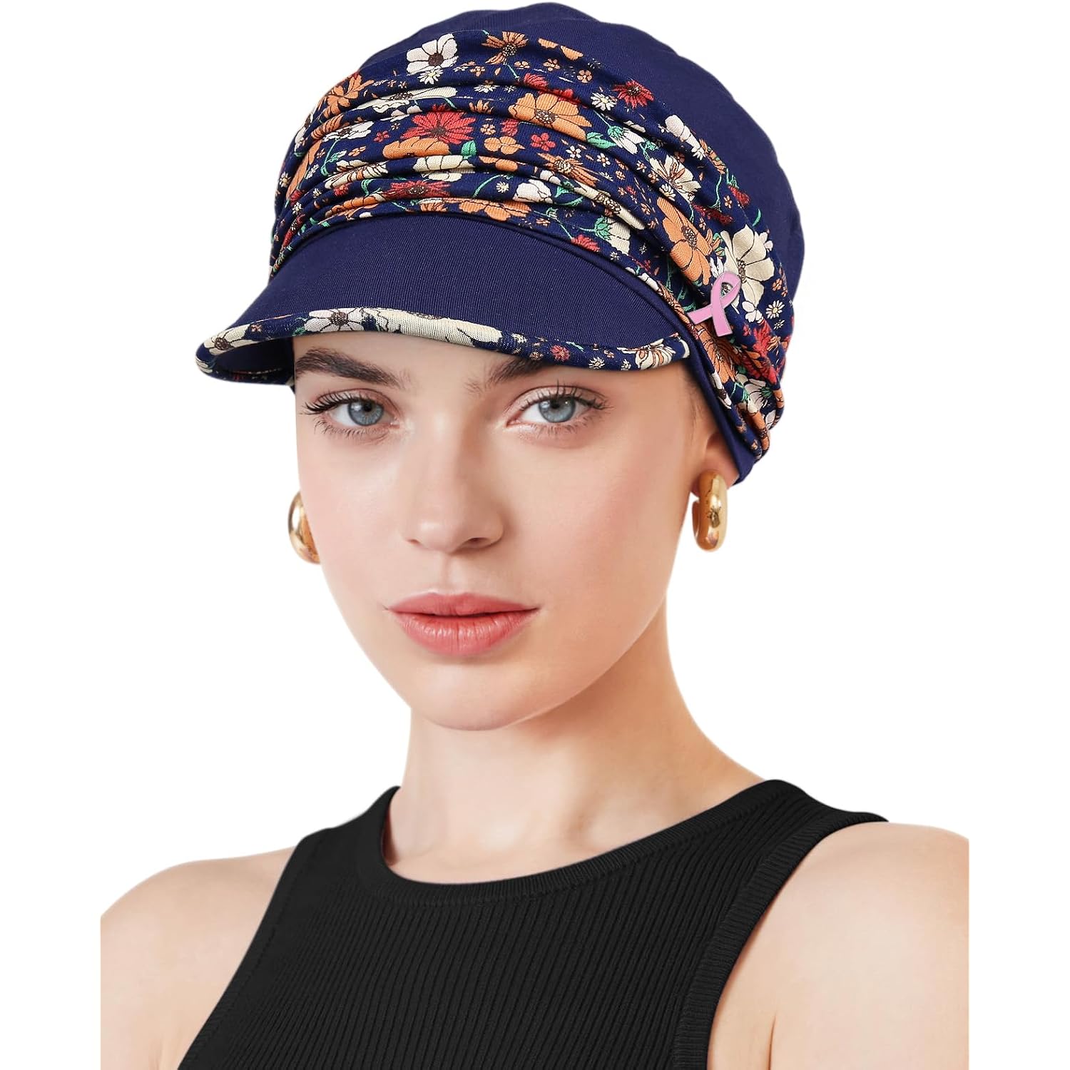 Chemo Headwear Viscose Newsboy Cap For Women Summer Hats