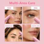 Pdrn Eye Balm Stick 2 Pack, Collagen Multi Balm With Pink B12, Hydrating Under Eye Care For Face, Neck & Smile Lines, 0.32 Oz Each