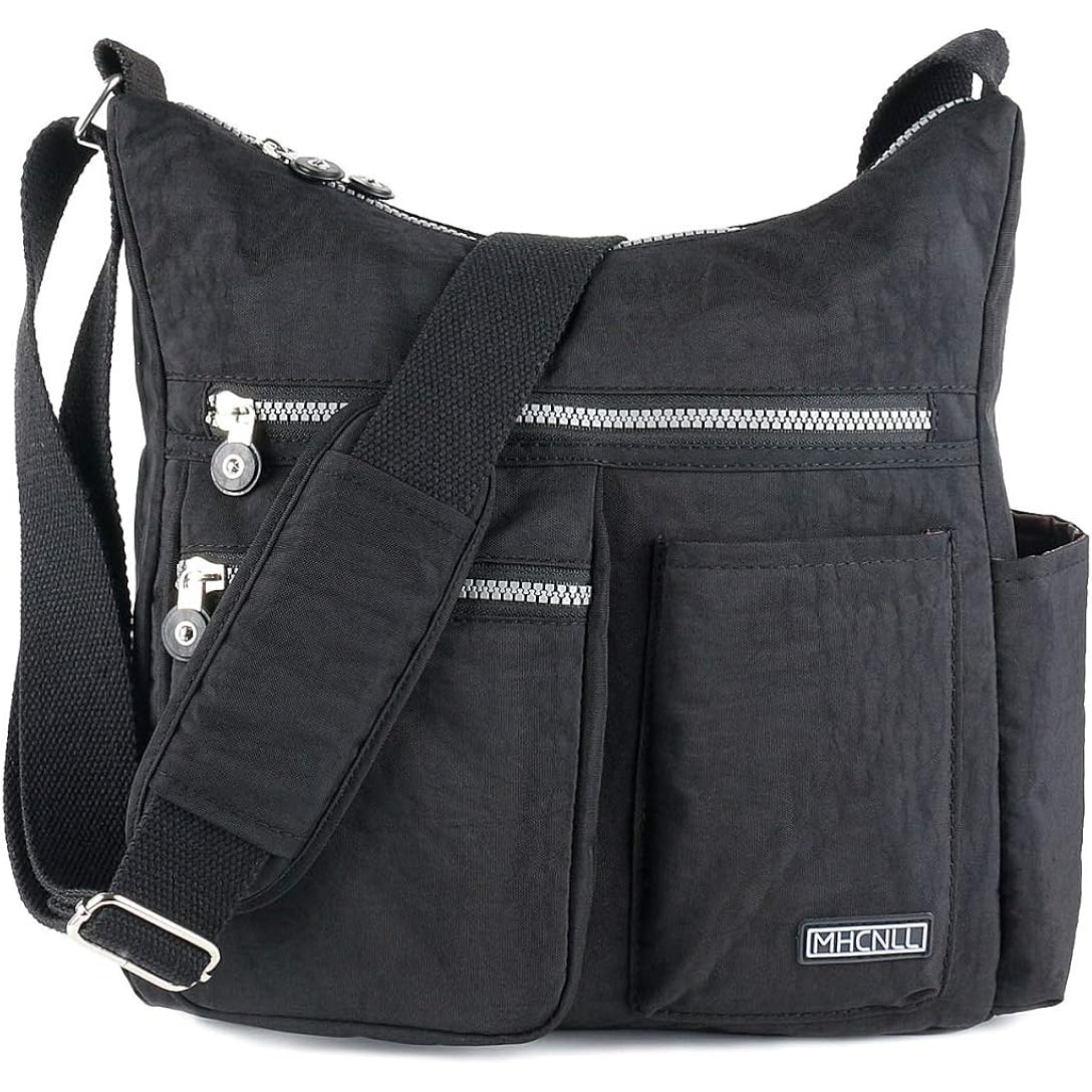 MHCNLL Crossbody Bag with Anti Theft RFID Pocket - Women Lightweight Water-Resistant Purse
