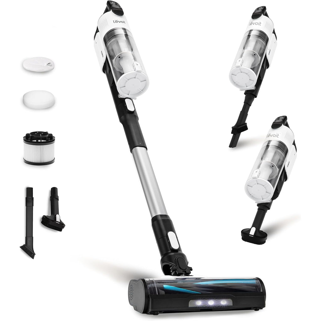 Levoit Cordless Vacuum Cleaner, Anti-Tangle For Pet Hair, Up To 50 Minutes