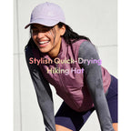 Jeasona UPF 50+ UV Protection Running Hat for Women, Lightweight Quick Dry Packable Sun Protection Baseball Cap Purple