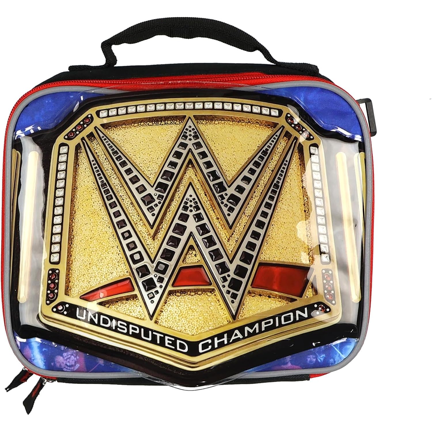 Wwe Backpack 5-Piece Set Undisputed Champion 16" Book Bag With Insulated Lunch Box