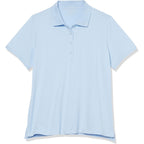 Women's Short-Sleeve Polo Shirt, Soft Stretch Cotton Jersey (Available in Plus Size)