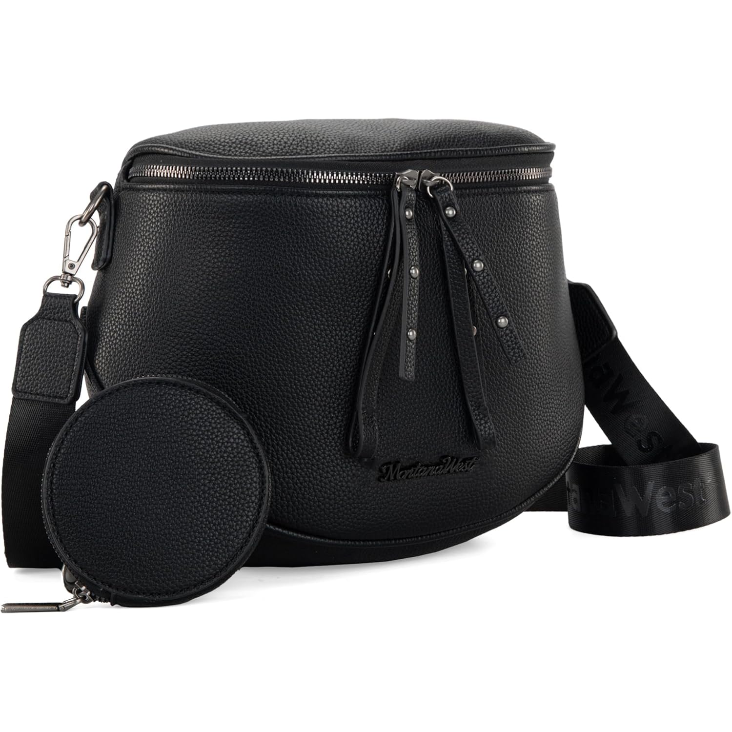Montana West Crossbody Bags for Women Bum Bag Sling Purse with Adjustable Strap and Coin Purse