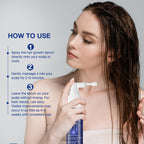 VENANOCI Hair Growth Oil Spray: Natural Hair Regrowth Serum with Rosemary, Biotin – Anti-Hair Loss Treatment for Thinning Hair – Promotes Thicker, Fuller Hair for Women & Men
