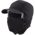Connectyle Trapper Hat for Men Women Faux Fur Winter Hat with Ear Flaps Water-Resistant Hunting Hats Ushanka Skiing Cap