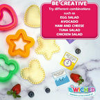 Sandwich Cutter And Sealer - Crustless Sandwich Maker - Great For Lunchbox And Bento Box - Boys And Girls Kids Lunch - Sandwich Cutters For Kids (Heart, Star, Mouse)
