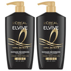 L'Oreal Paris Elvive Total Repair 5 Damage Reversing Shampoo And Conditioner Set For Dry And Damaged Hair, Hair Repair Formula With Protein And Ceramide, 56 Fl Oz Set
