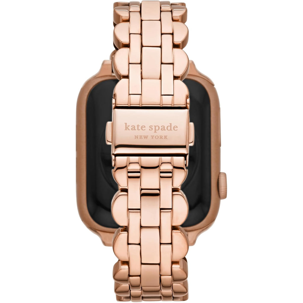 Kate Spade New York Designer Interchangeable Stainless Steel Band Compatible With Your 38/40/41Mm Apple Watch Series 9/8/7/6/5/4/3/2/1/Se
