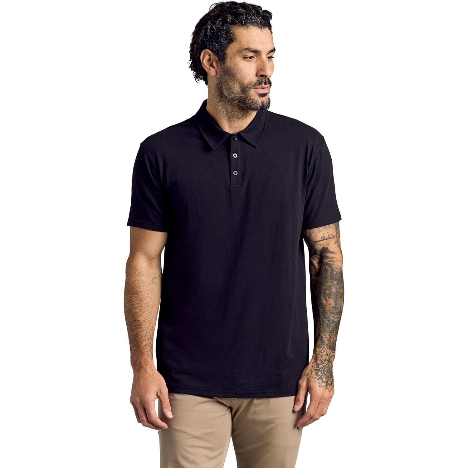 True Classic Novelty Polo Shirts For Men – Mens Polo Shirts Short Sleeve Cotton, Dry Fit Golf Shirt For Men