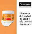 Neutrogena Rapid Clear Acne Treatment Pads With Salicylic Acid Facial Cleanser For Face Cleansing And Oil Removal, Helps Fight Pimples, 60 Count, Resealable Jar