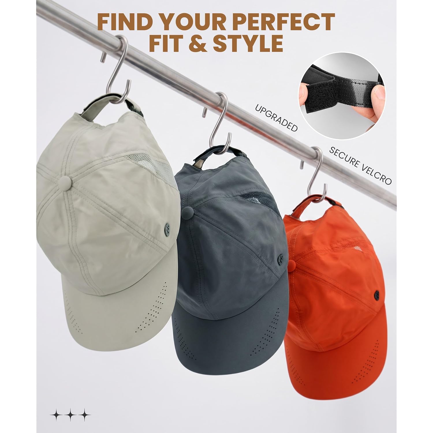 Yaniky Running Hat For Men & Women, Upf 50+ Quick Dry Baseball Cap, Lightweight Breathable Sports Hat For Golf And Tennis