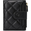 Rniega Small Wallets For Women Leather Bifold Wallet Women Rfid Blocking Purse Credit Card Holder With 15 Card Slots And Id Window Coin Pocket