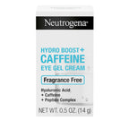 Neutrogena Hydro Boost + Eye Cream For Dark Circles & Puffiness, Under Eye Cream With Caffeine, Hyaluronic Acid And Peptides, Fragrance Free, 0.5 Oz