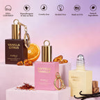 Pheromone Perfume For Women Roll On – Vanilla Citrus Pheromones Perfumes For Women, Long Lasting Vanilla Perfume Travel Size Perfume Essential Oil Eau De Parfum, 0.34 Fl Oz/10Ml, Made In Usa