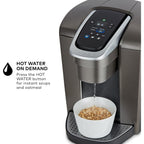 Keurig K-Elite Single Serve K-Cup Pod Coffee Maker, with Strength and Temperature Control, Iced Coffee Capability, 8 to 12oz Brew Size, Programmable, Brushed Slate