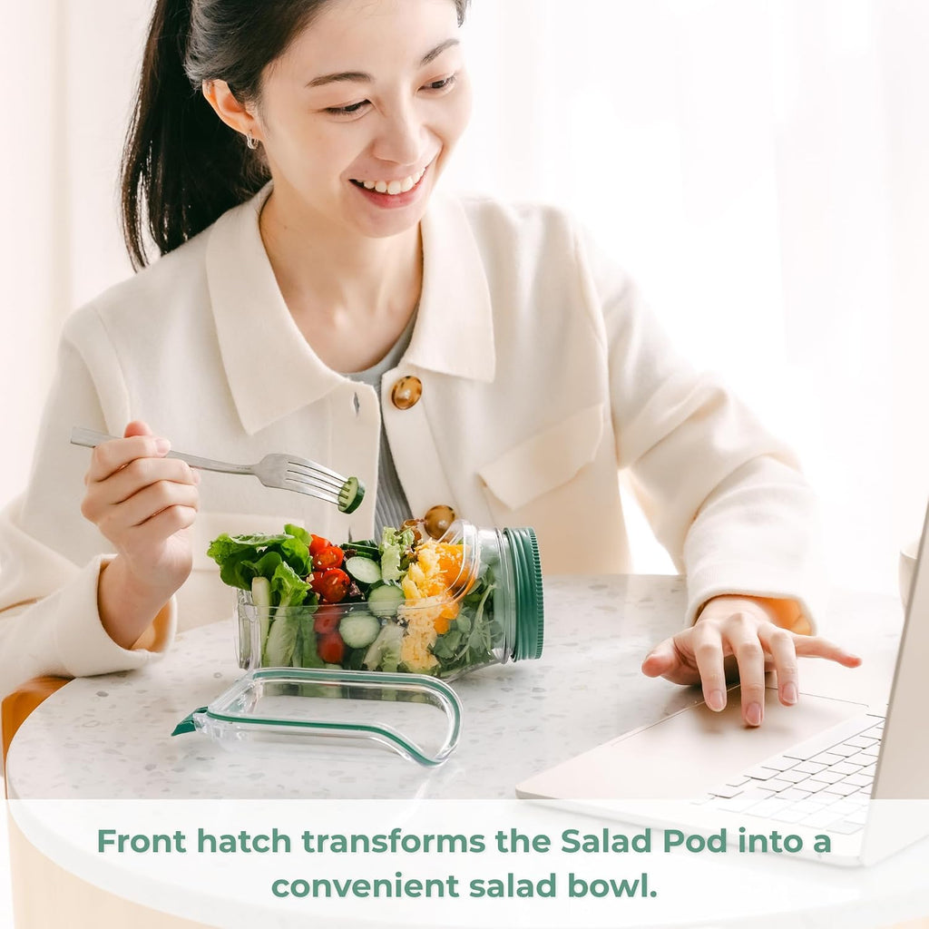 Prepara The Original Salad Pod, 4.5 Cups, Green