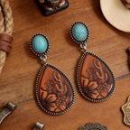 Western Earrings Outfit for Women Turquoise Boot Dangle Earrings Western Jewelry Country Concert Outfits for Women Dress Cowboy Chic Rodeo Outfit Shirts Dress Accessories