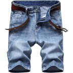 Longbida Men'S Jean Shorts Summer Casual Stretch Denim Jorts | Relaxed Fit