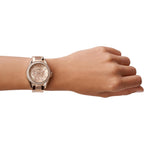 Fossil Women's Watch, Riley Quartz Stainless Steel Multifunction Watch for Women