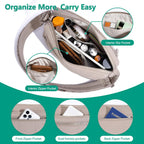 Crossbody Bags For Women,Lightweight Puffy Cross Body Purse With Adjustable Strap Small Travel Shoulder Handbag