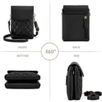 Rfid Small Crossbody Bags For Women Quilted Cell Phone Purse Women'S Crossbody Handbags With Credit Card Slots