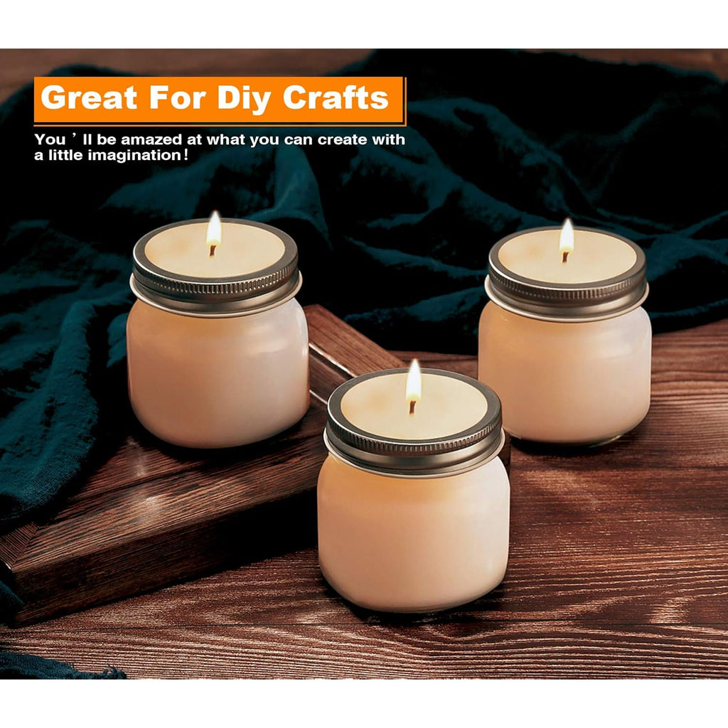 Mason Jars 8 oz 30 Pack- Small Mason Jars With Silver Lids -1/4 Quart Canning Jars| Storage Glass Jars With Lids For Jelly, Jam, Honey, Pickles - Spice Glass Jars - With 30 Chalkboard Labels