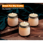 Mason Jars 8 oz 30 Pack- Small Mason Jars With Silver Lids -1/4 Quart Canning Jars| Storage Glass Jars With Lids For Jelly, Jam, Honey, Pickles - Spice Glass Jars - With 30 Chalkboard Labels