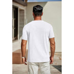Coofandy Men'S T Shirts Short Sleeve Classic V Neck T-Shirt Casual Summer Basic Tee Shirt