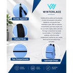 Winterlace 24 Pack Backpack, Bulk 17 Inch Lightweight Outdoor Travel Gym Corporate Events Bag (Assorted)