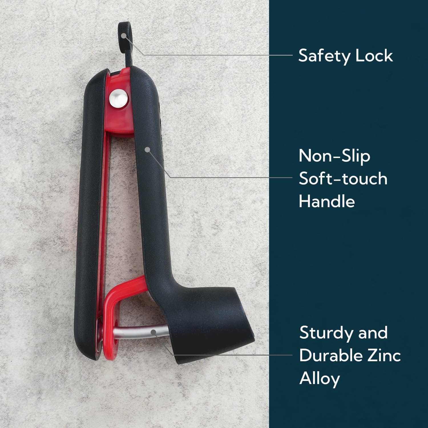 Kitchendao Cherry Pitter Tool, Larger Cross-Pitting Head, Cherry Core Remover With Safety Lock, Non-Slip Soft-Touch Handle, Dishwasher Safe