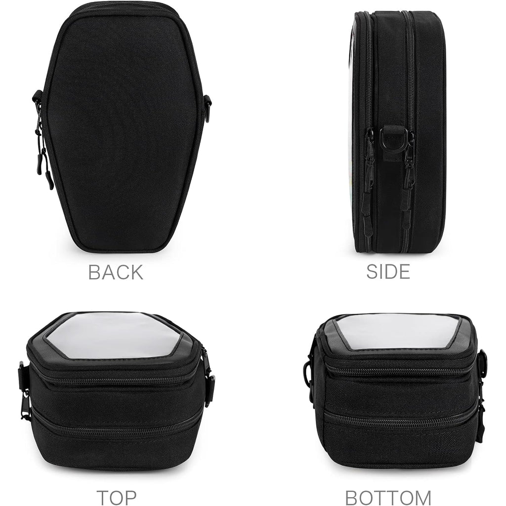 Steamedbun Ita Coffin Purse With Insert Gothic Crossbody Bag For Halloween