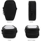Steamedbun Ita Coffin Purse With Insert Gothic Crossbody Bag For Halloween