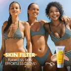 Skin Filter Body Concealer, Waterproof & Transfer-Resistant Leg & Body Makeup, All Day Coverage, With Hyaluronic Acid, Flawless Makeup For Scars, Spots, Veins & Tattoos (02 Natural)