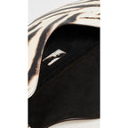 Ganni Women'S Kat Zebra Shoulder Bag