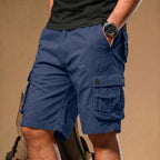 Vtuaol Men'S Cargo Shorts With Multi Pockets Casual Cotton Fishing Hiking Work Shorts