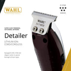 Wahl Professional 5 Star Cordless Detailer Li Trimmer T Wide Blade, Lithium-Ion Battery 100 Min Runtime For Hair & Beard, With Charging Stand