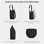Travelon Anti-Theft Boho Insulated Water Bottle Tote