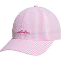 adidas Women's Saturday Hat – Relaxed Fit Strapback Baseball Cap Tropic Bloom/Pink Fusion/Seersucker