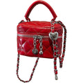 Women'S Quilted Zipper Crossbody Handbags Y2K Top Handle Small Bucket Bags Designer Satchel Purses