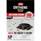 Ortho Orthene Ant Killer Ant Bait, 12 Bait Stations | Indoor Ant Killer, Kills The Queen And The Colony