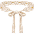 Suyi Boho Braid Belt for Women Bohemian Woven Waist Belts for Dress