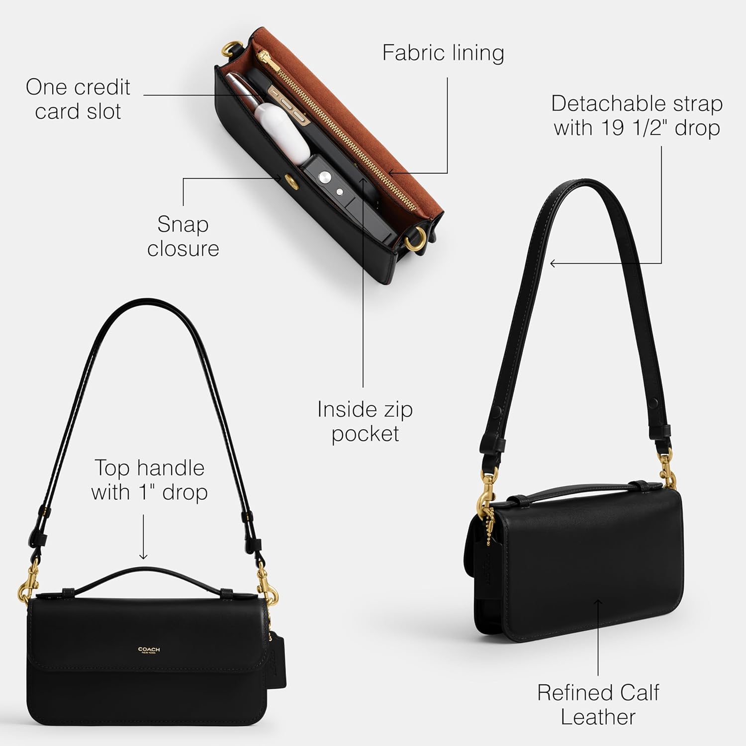 COACH Elora Top Handle Crossbody Bag