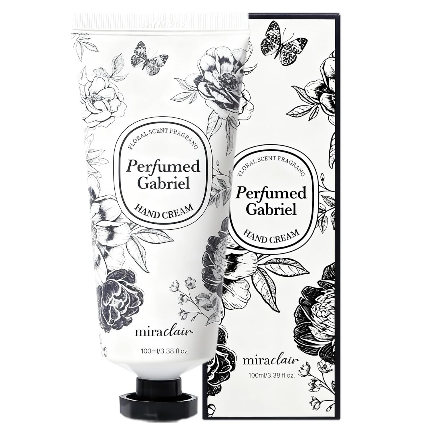 MIRACLAIR Hand Cream, Hand Lotion for Dry Cracked Hands, Moisturizing Skincare, Nourishing Creams for Dry Hands, Nails, and Cuticles, Travel-Sized, Vegan, Perfurmed Gabriel