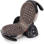 Presto 03510 Ceramic Flipside Belgian Waffle Maker, Nonstick, Cool Touch Handles, Black